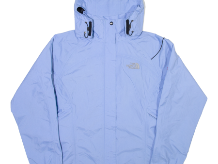 THE NORTH FACE Womens Rain Coat Blue Nylon Hooded S Online Hot Sale