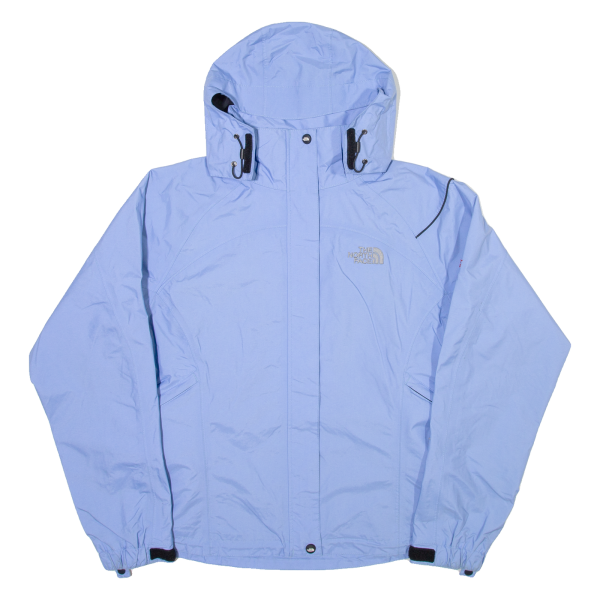 THE NORTH FACE Womens Rain Coat Blue Nylon Hooded S Online Hot Sale