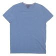 TOMMY HILFIGER Extra Slim Fit Mens T-Shirt Blue L Online Hot Sale