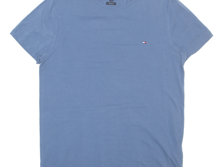 TOMMY HILFIGER Extra Slim Fit Mens T-Shirt Blue L Online Hot Sale