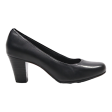 CLARKS Pump Heels Black Leather Womens UK 8 Online