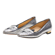 CHARLOTTE OLYMPIA Ballet Shoes Grey Leather Womens UK 4.5 Sale