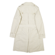 GANT Womens Trench Coat Cream UK 12 For Discount