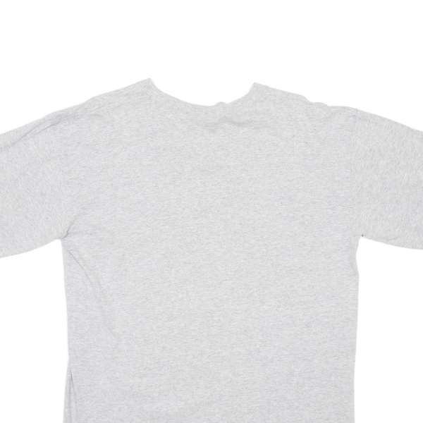 REEBOK Mens T-Shirt Grey V-Neck M For Sale