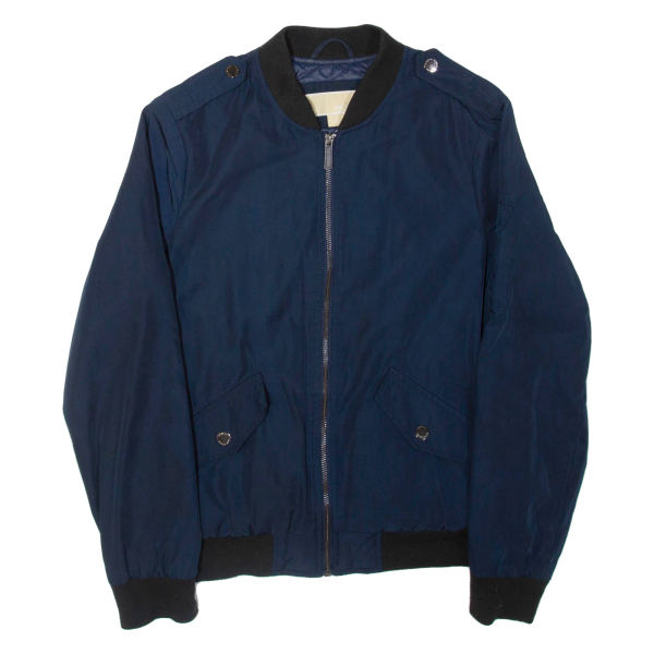 MICHAEL KORS Womens Bomber Jacket Blue S Online now