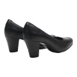 CLARKS Pump Heels Black Leather Womens UK 8 Online