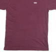 VANS Classic Fit Mens T-Shirt Maroon S For Sale