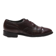 COMFORT PLUS Brogue Shoes Maroon Leather Mens UK 11 For Discount