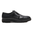 HUGO BOSS Monk Shoes Black Leather Mens UK 8 Sale