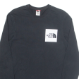 THE NORTH FACE Mens T-Shirt Black Long Sleeve XS Discount