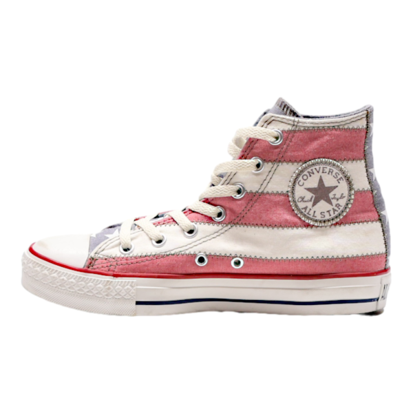 CONVERSE Chuck Taylor All Star High Top Trainers Pink Canvas Womens UK 6 Hot on Sale