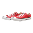 CONVERSE Chuck Taylor All Star Low Top Trainers Red Canvas Womens UK 5.5 Supply