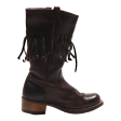 ART Cowboy Boots Brown Leather Womens UK 4 on Sale