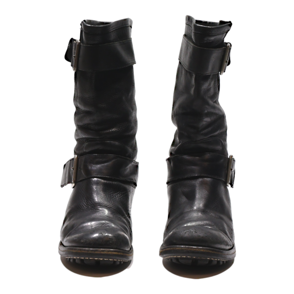 FREE LANCE Biker Boots Black Leather Womens UK 5 Sale