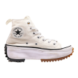 CONVERSE Run Star 2019 Platform High Top Trainers White Canvas Womens UK 5 Online Hot Sale