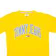 TOMMY HILFIGER Mens T-Shirt Yellow M Cheap