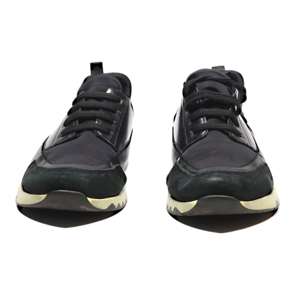 HERMES Sneaker Trainers Black Synthetic Mens UK 9.5 Online Sale