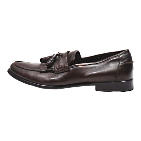 HOTIC Loafer Shoes Brown Leather Mens UK 10.5 For Sale