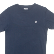 TIMBERLAND Slim Fit Mens T-Shirt Blue S Supply