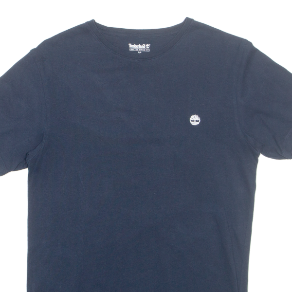 TIMBERLAND Slim Fit Mens T-Shirt Blue S Supply