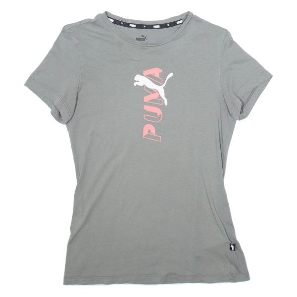 PUMA Womens T-Shirt Grey S Online now