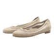 ENZO MARTINO Ballet Shoes Beige Leather Womens UK 4 Supply