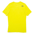 THE NORTH FACE Mens T-Shirt Yellow S on Sale