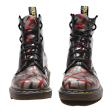 DR MARTENS 1460 England Lace-Up Boots Grey Leather Womens UK 4.5 Online