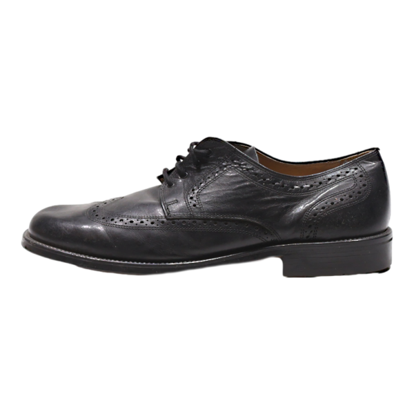 GALLUS Brogue Shoes Black Leather Mens UK 9 Fashion