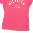 TOMMY HILFIGER Womens T-Shirt Pink M Sale