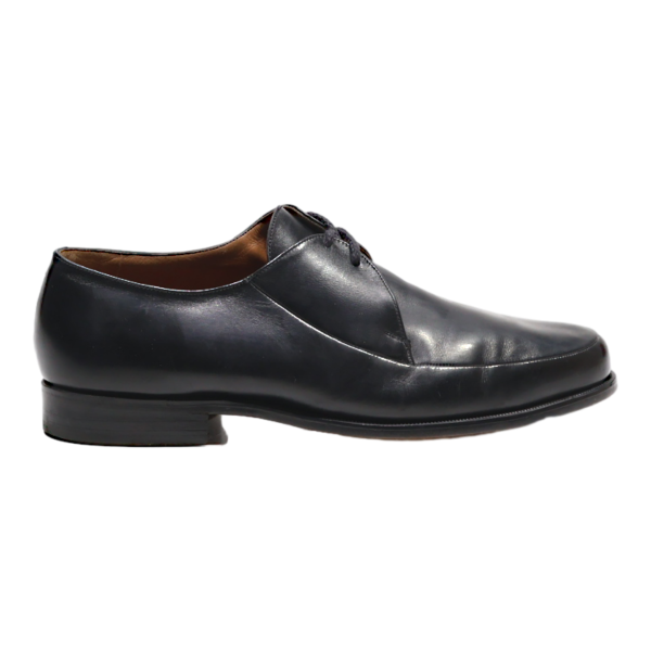 BALLY Derby Shoes Black Leather Mens UK 10 Online Hot Sale