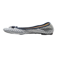 ESMARA Striped Ballet Shoes Blue Canvas Womens UK 5 Online Hot Sale