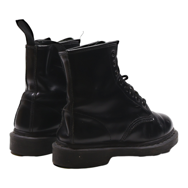 DR MARTENS 1460 Mono Lace-Up Boots Black Leather Mens UK 6 For Sale