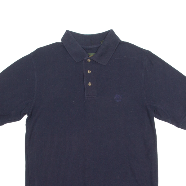 TIMBERLAND Mens Polo Shirt Blue S on Sale