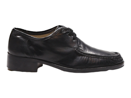 DANIELA Derby Shoes Black Leather Mens UK 6.5 For Discount