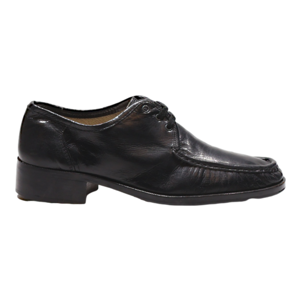 DANIELA Derby Shoes Black Leather Mens UK 6.5 For Discount