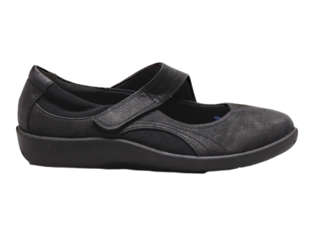 CLAUDSTEPPERS Ballet Shoes Black Synthetic Womens UK 6 Online Hot Sale