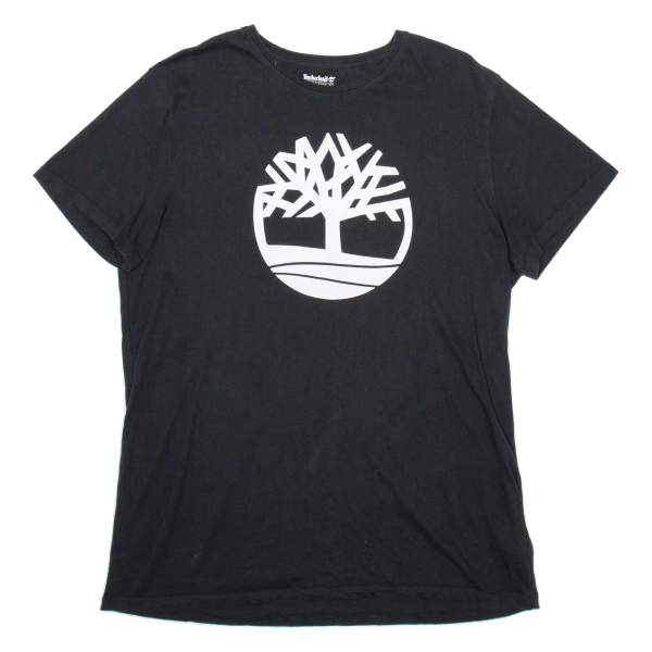 TIMBERLAND Mens T-Shirt Black L For Cheap