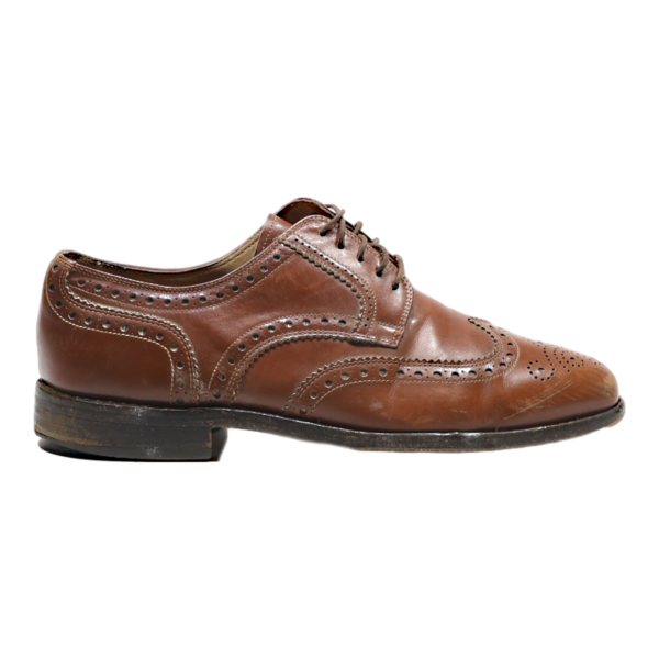 BALLY Brogue Shoes Brown Leather Mens UK 8 on Sale