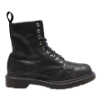 DR MARTENS 1460 Lace-Up Boots Black Leather Womens UK 5 Fashion