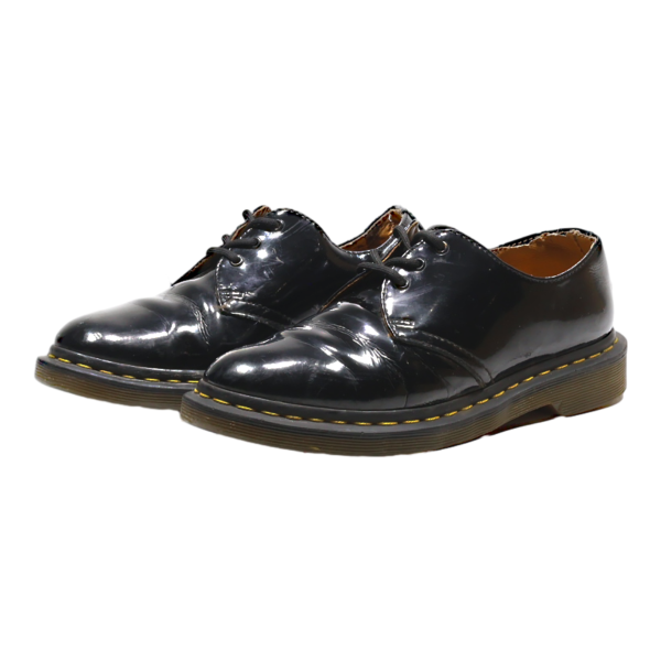 DR MARTENS 1461 Derby Shoes Black Leather Womens UK 5 For Cheap