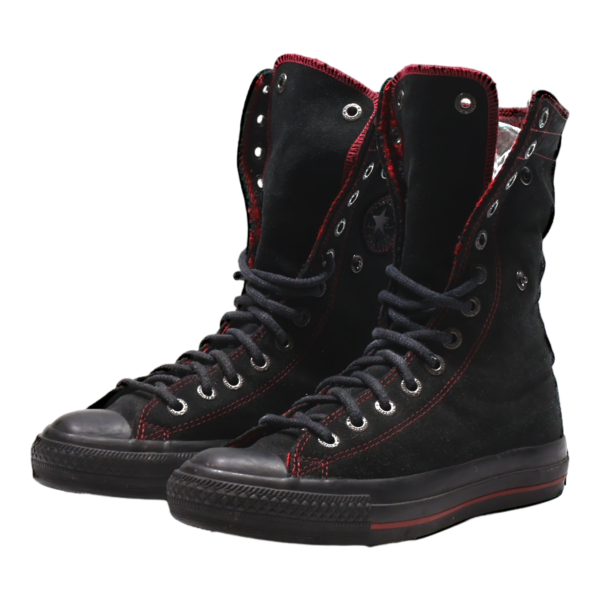 CONVERSE High Top Trainers Black Canvas Womens UK 4 Online