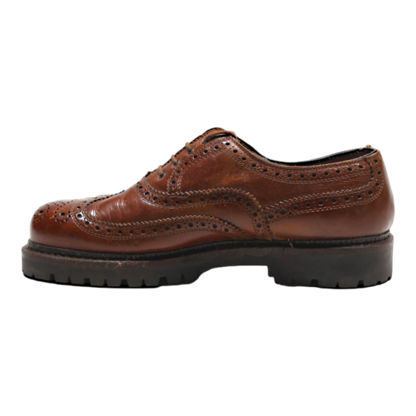 BALLY Brogue Shoes Brown Leather Mens UK 7.5 Supply