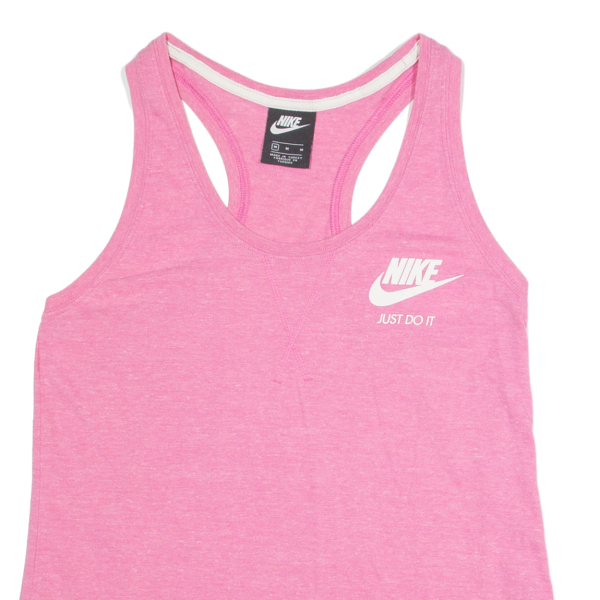 NIKE Womens Vest Pink Sleeveless M Online Hot Sale