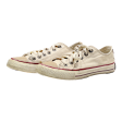 CONVERSE Low Top Trainers Beige Canvas Womens UK 2.5 Online now