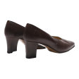 CHIMENE Pump Heels Brown Leather Womens UK 4.5 Sale