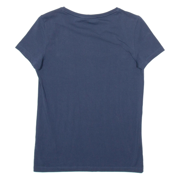 TOMMY HILFIGER DIAMANTE Womens T-Shirt Blue M Discount