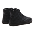 GUCCI High Top Trainers Black Synthetic Mens UK 7.5 Online now