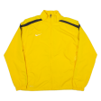 NIKE Mens Windbreaker Jacket Yellow L Hot on Sale