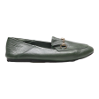 GUCCI Loafer Shoes Green Leather Womens UK 8 For Cheap